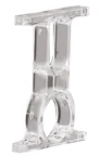 Support/attache plastique transparent 4007
