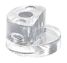 Taquet d&rsquo;étagère plastique 5004