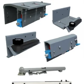 Système coulissant de placard apparent 100 Kg Zeplin S04