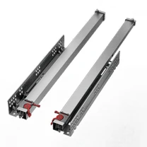 Coulisse tandem SLIDEA PIN FIX à sortie partielle