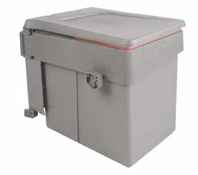 Poubelle 15 L anthracite
