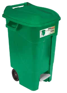 Conteneur à pédale 120 VE-P (vert)