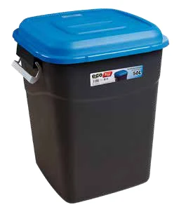 Poubelle ECO TAYG 50L (sans pédale, poignée latérale)