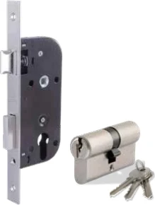 Serrure encastrable V65 avec cylindre V1