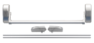 Barre antipanique gris 2P 13969